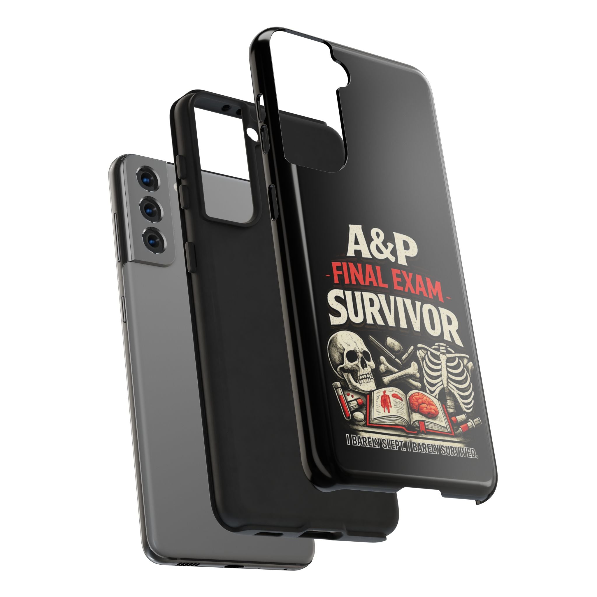 A&P Final Exam Survivor Tough Phone Case — Anatomy & Physiology Student Gift