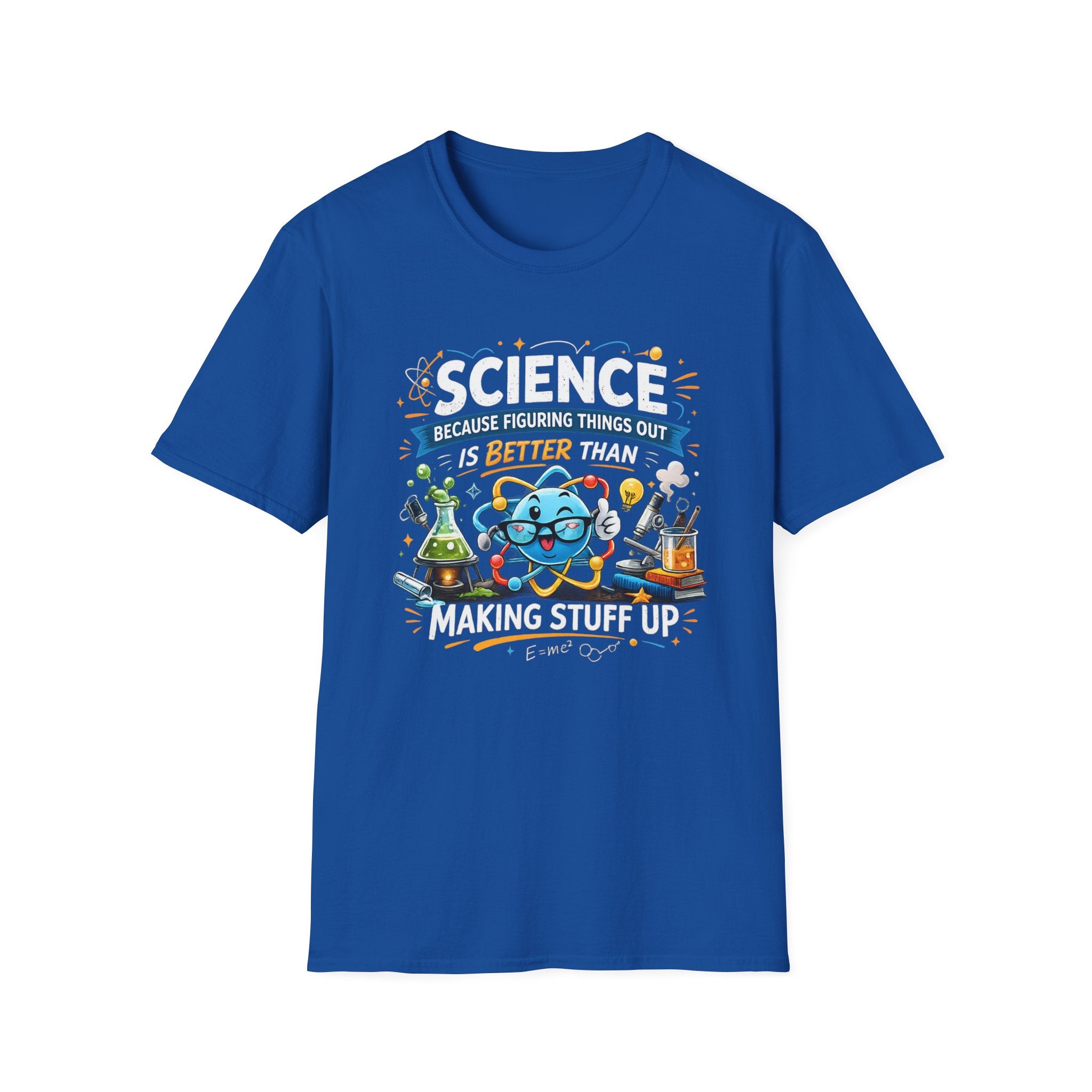 Science Lab Cartoon T-Shirt — Because Figuring Things Out Is Better