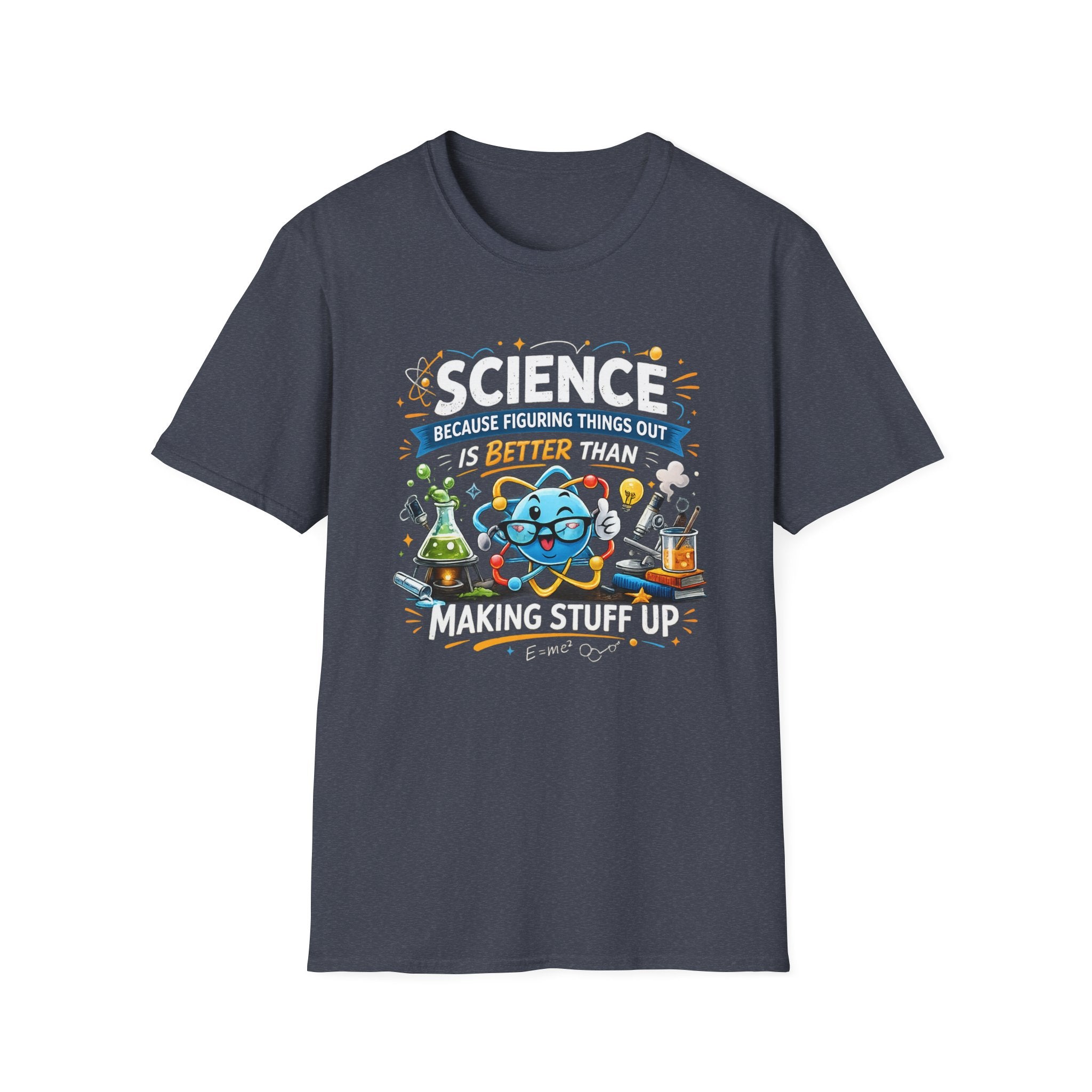 Science Lab Cartoon T-Shirt — Because Figuring Things Out Is Better