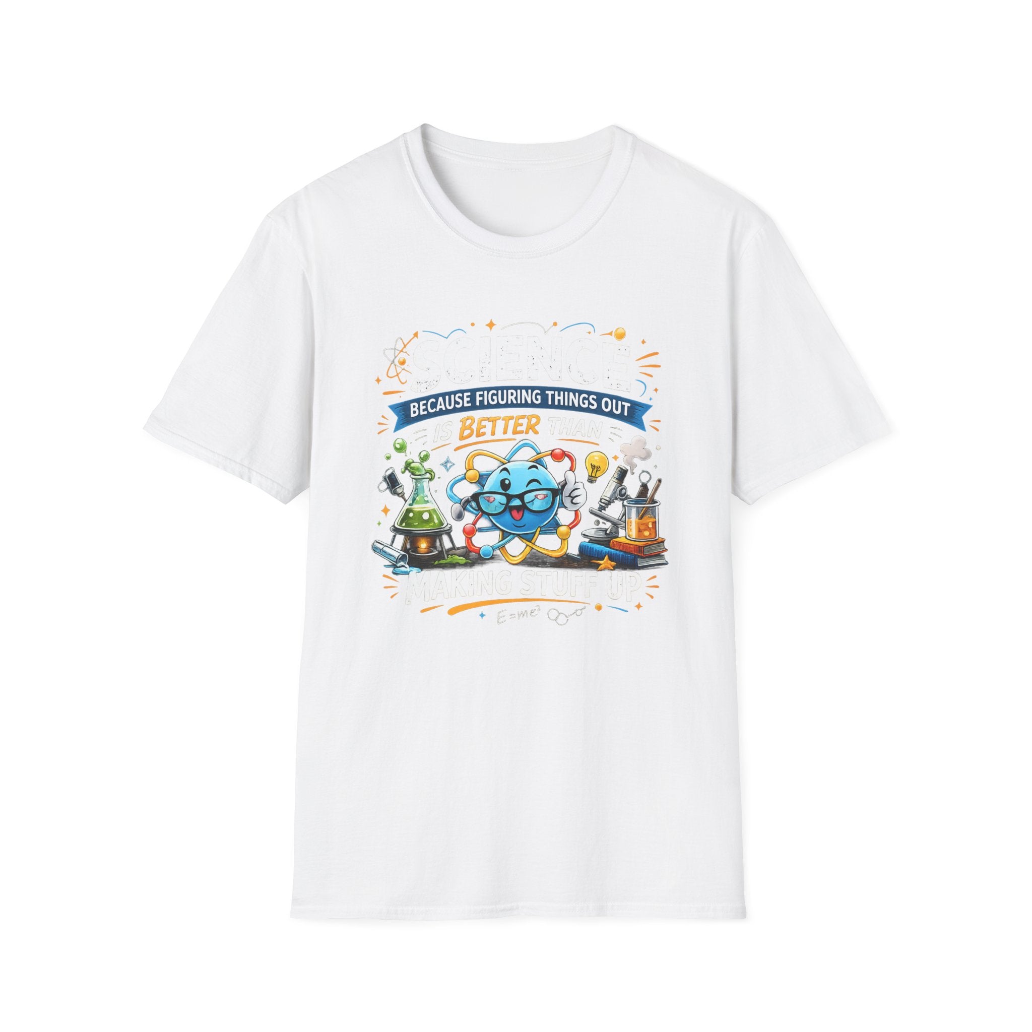 Science Lab Cartoon T-Shirt — Because Figuring Things Out Is Better