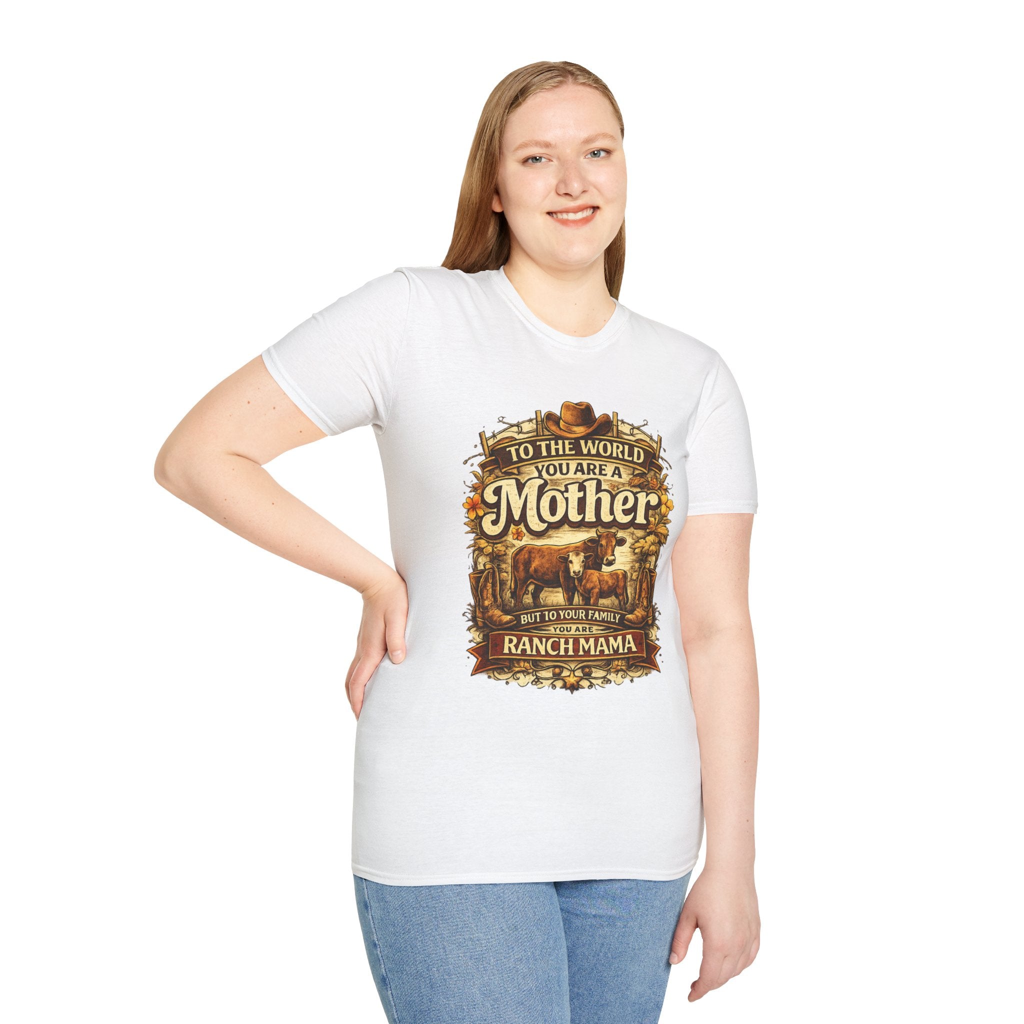Ranch Mama T‑Shirt — “To the world you are a Mother but to your family you are Ranch Mama”