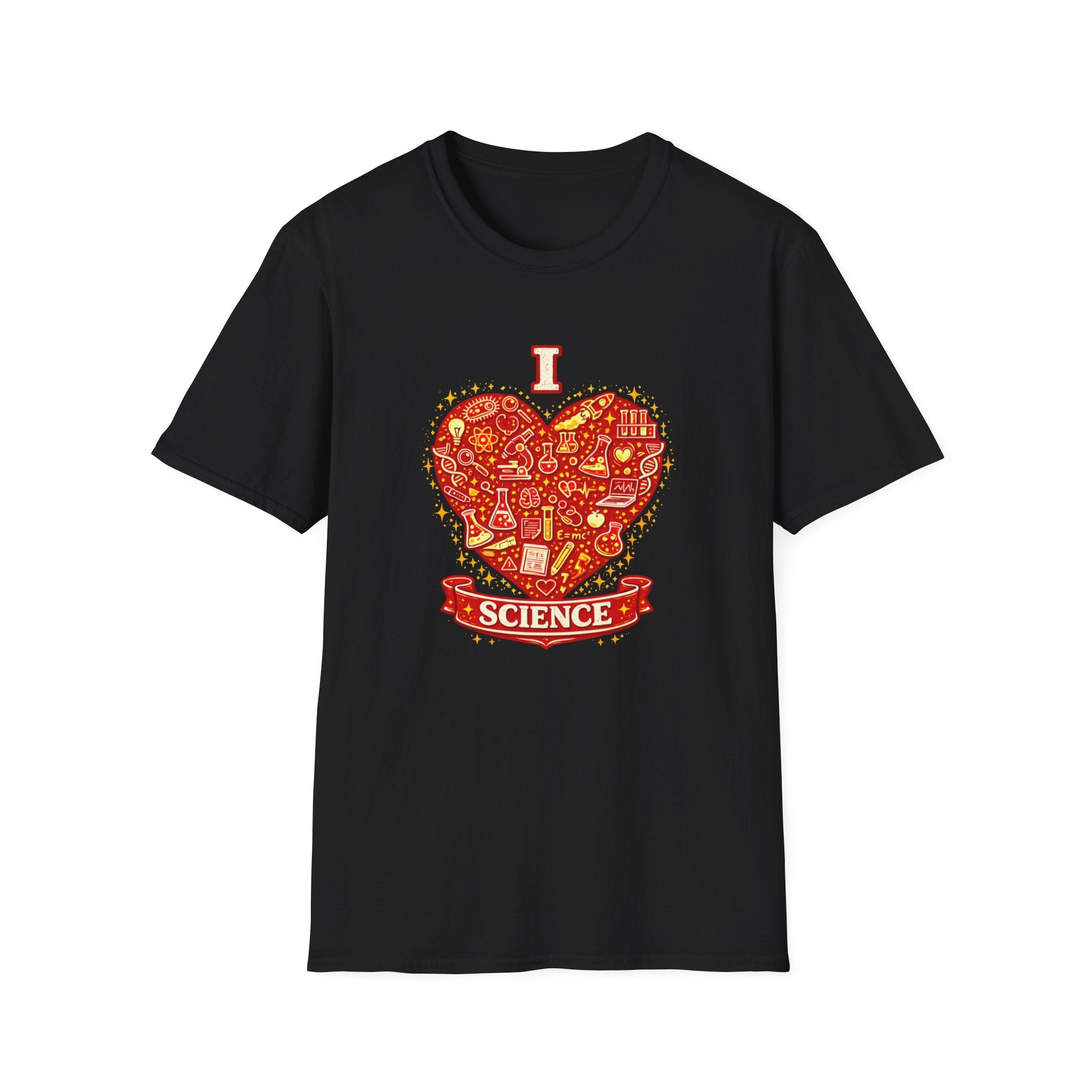 I Heart Science T-Shirt — Valentine’s Day STEM Gift Tee for Science Lovers