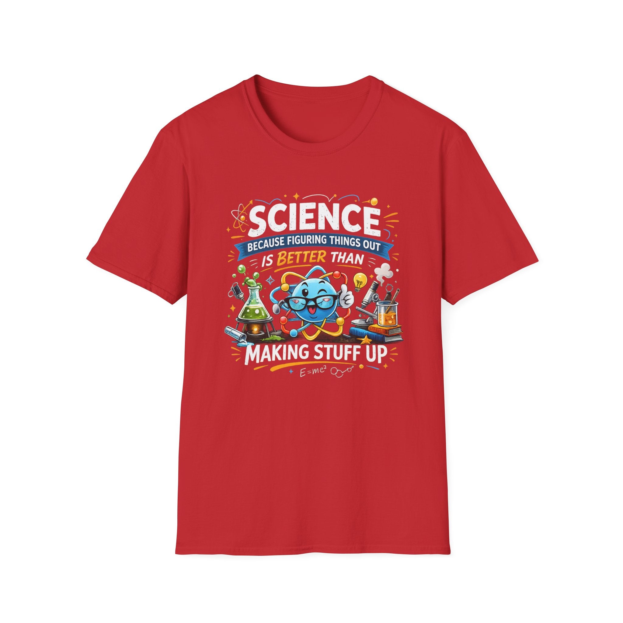 Science Lab Cartoon T-Shirt — Because Figuring Things Out Is Better