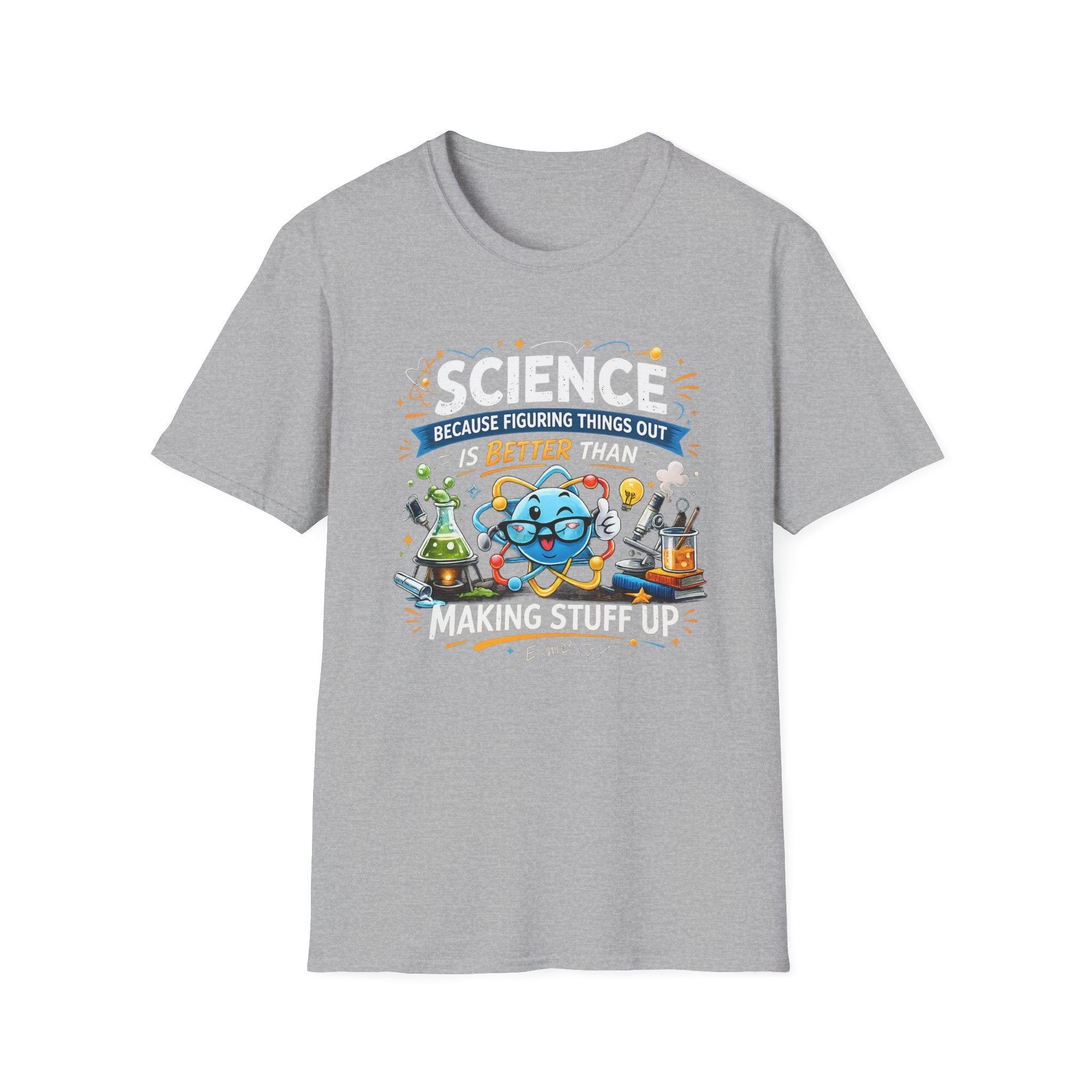 Science Lab Cartoon T-Shirt — Because Figuring Things Out Is Better