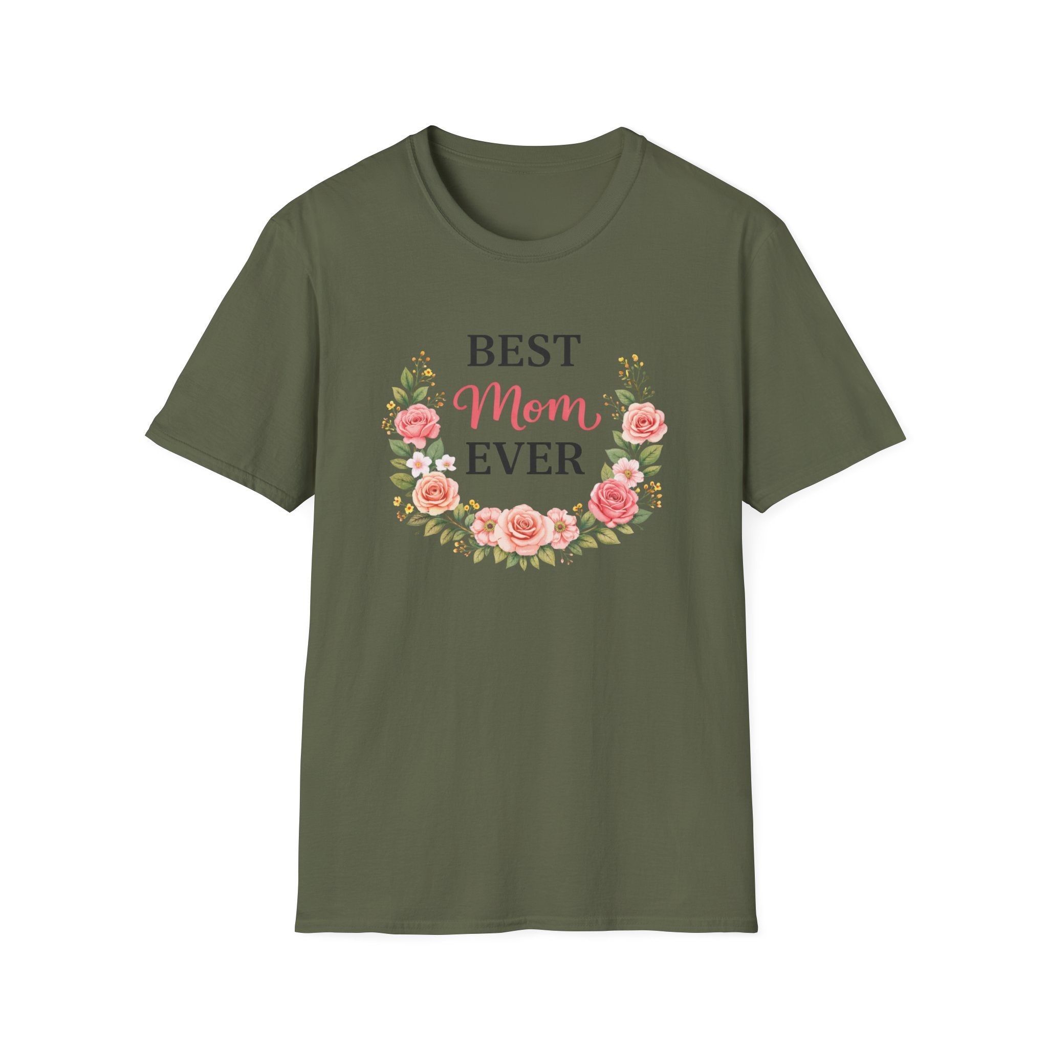 Best Mom Ever Floral T-Shirt — Mother’s Day Gift Tee