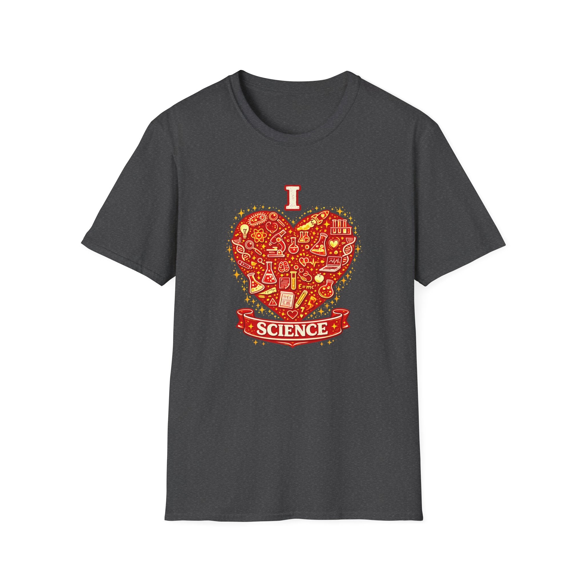 I Heart Science T-Shirt — Valentine’s Day STEM Gift Tee for Science Lovers