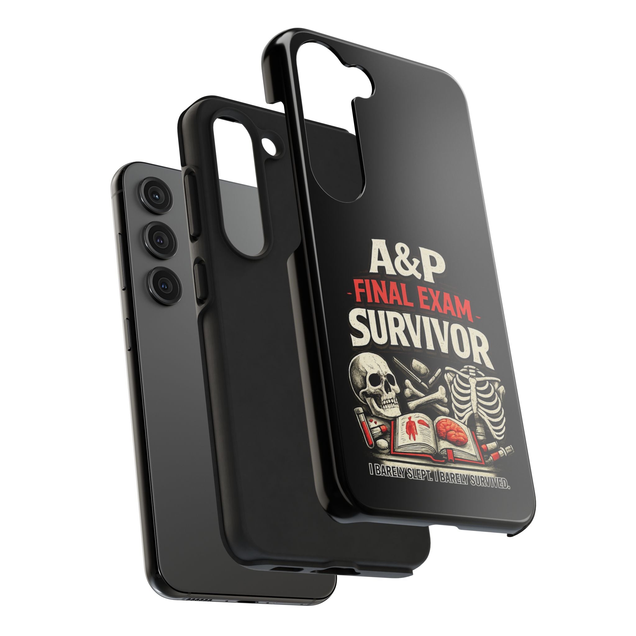 A&P Final Exam Survivor Tough Phone Case — Anatomy & Physiology Student Gift