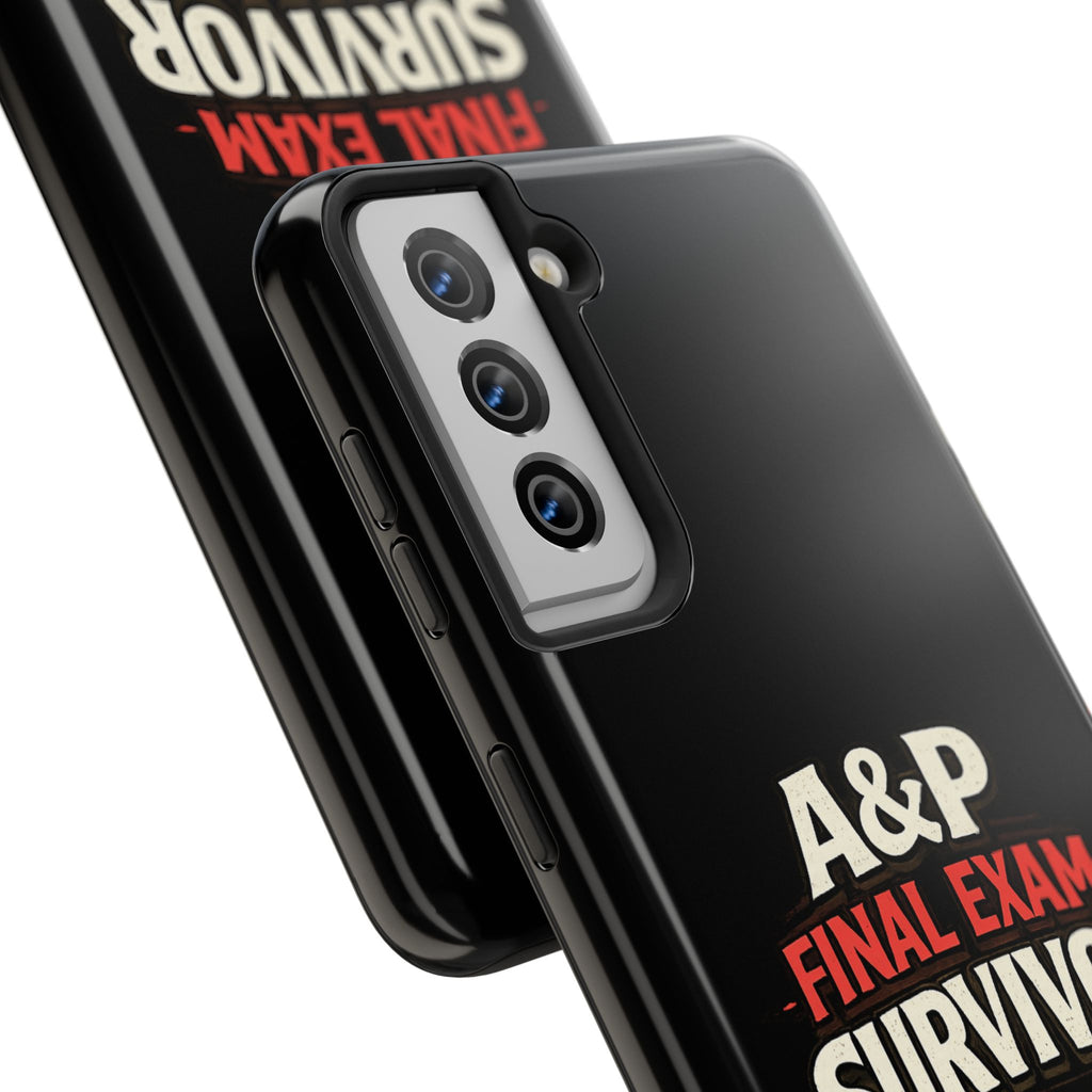 A&P Final Exam Survivor Tough Phone Case — Anatomy & Physiology Student Gift