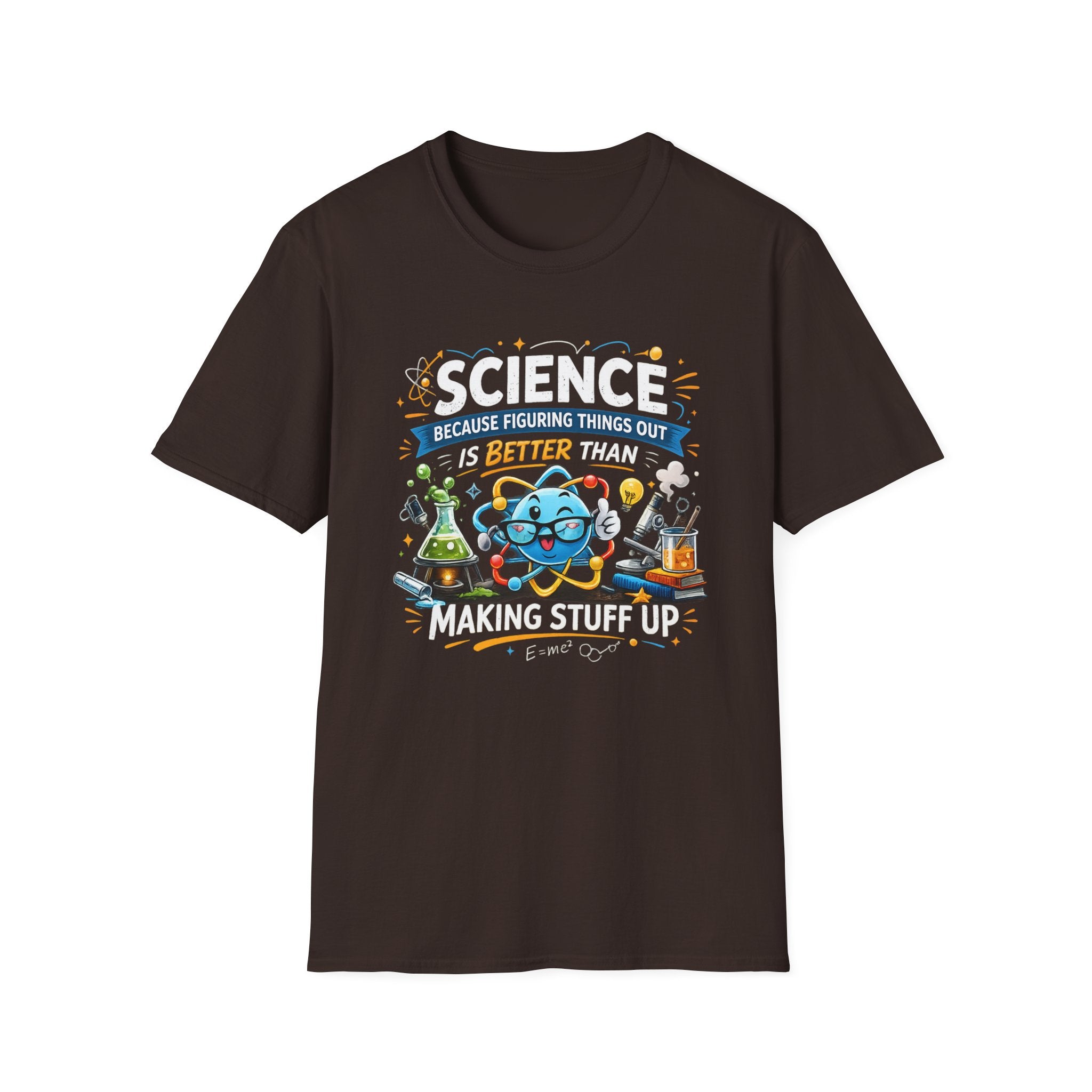Science Lab Cartoon T-Shirt — Because Figuring Things Out Is Better