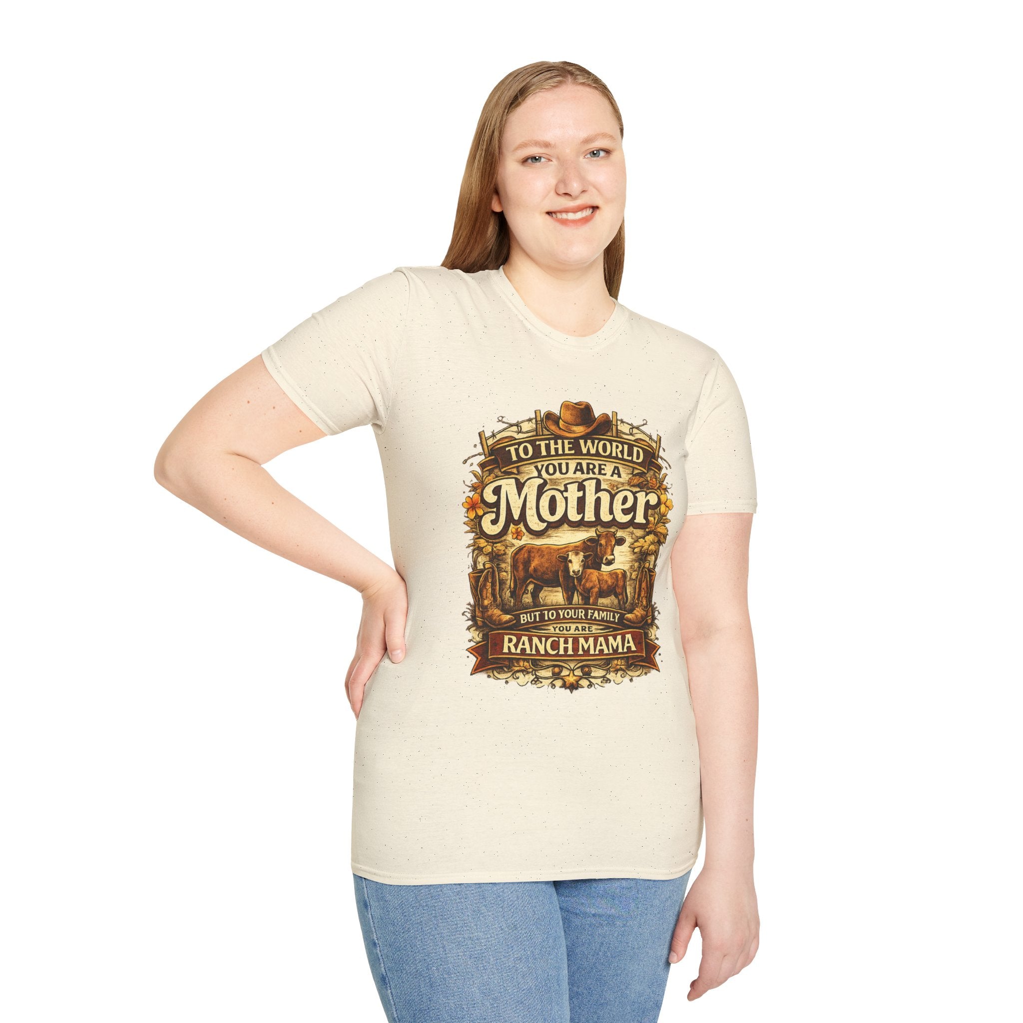Ranch Mama T‑Shirt — “To the world you are a Mother but to your family you are Ranch Mama”
