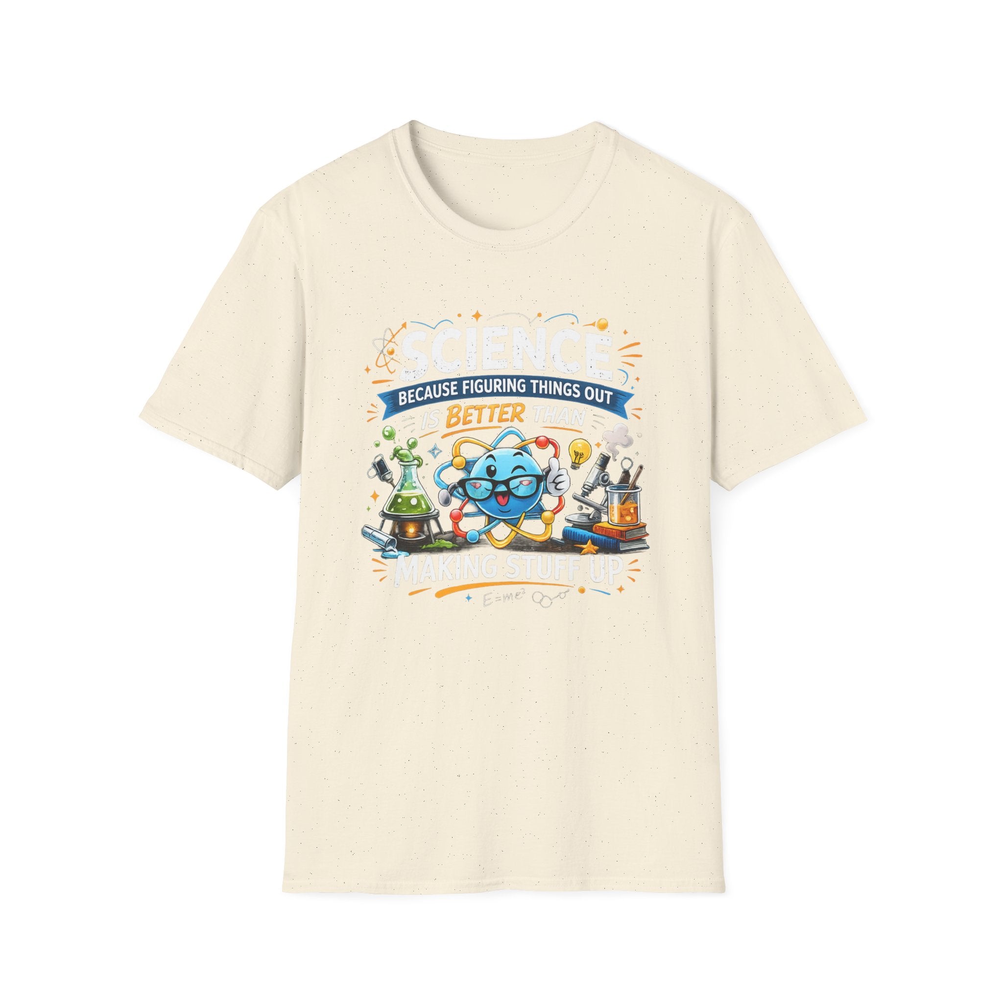 Science Lab Cartoon T-Shirt — Because Figuring Things Out Is Better