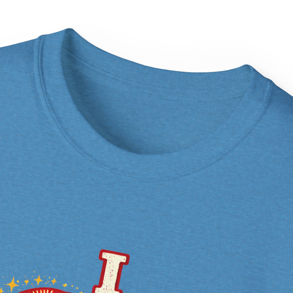 I Heart Science T-Shirt — Red Science Heart Graphic Tee