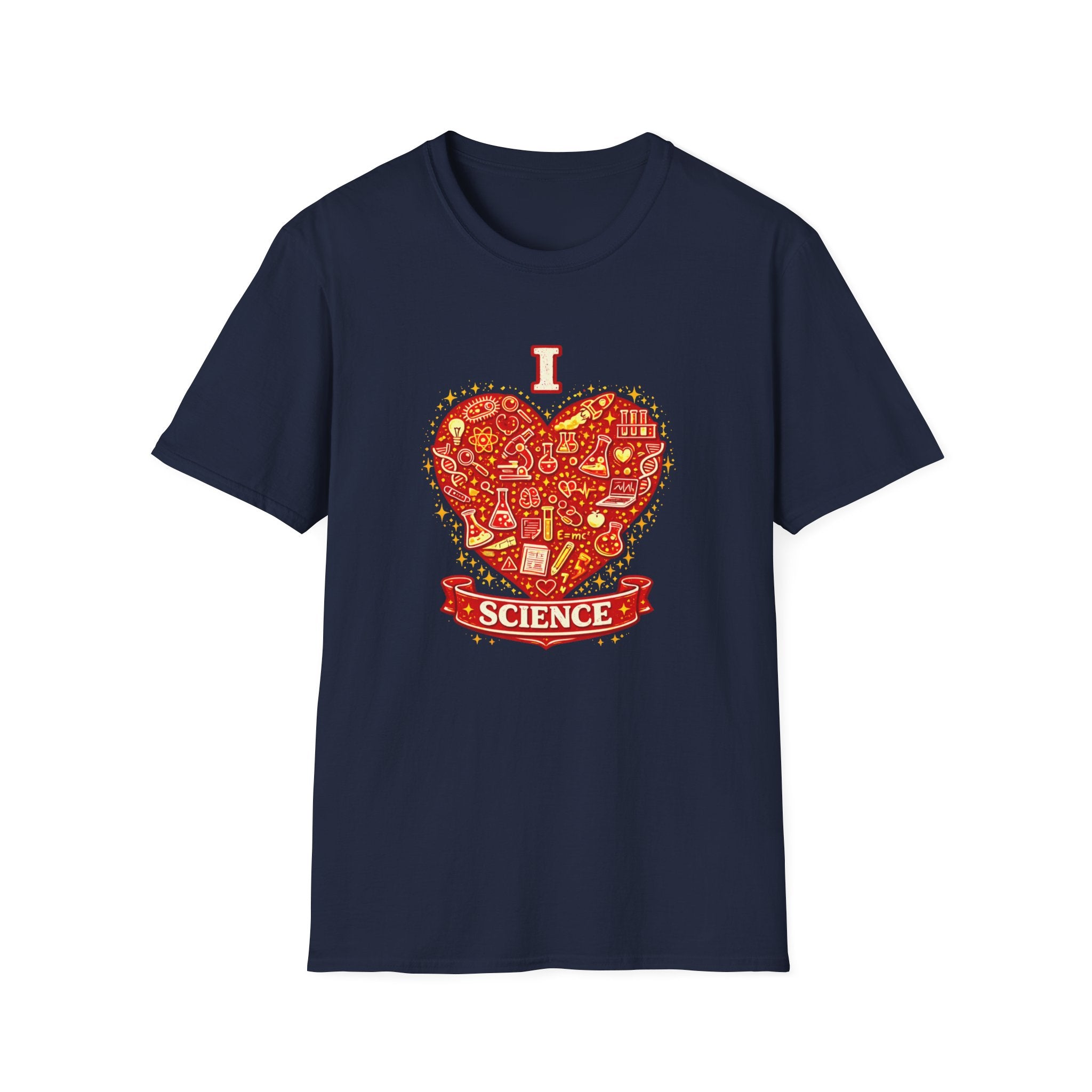I Heart Science T-Shirt — Valentine’s Day STEM Gift Tee for Science Lovers