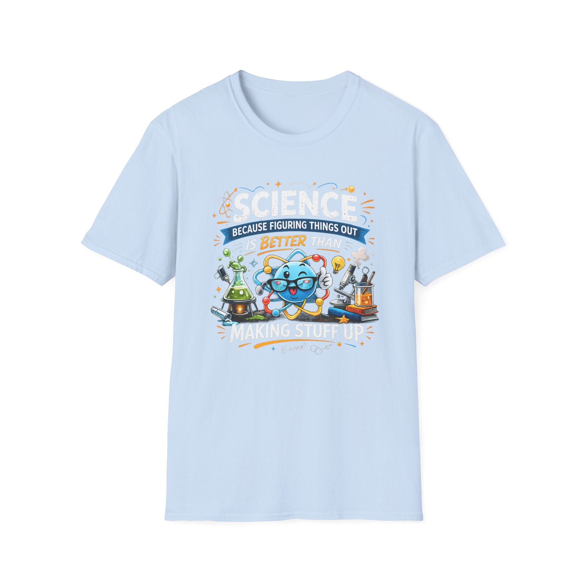Science Lab Cartoon T-Shirt — Because Figuring Things Out Is Better