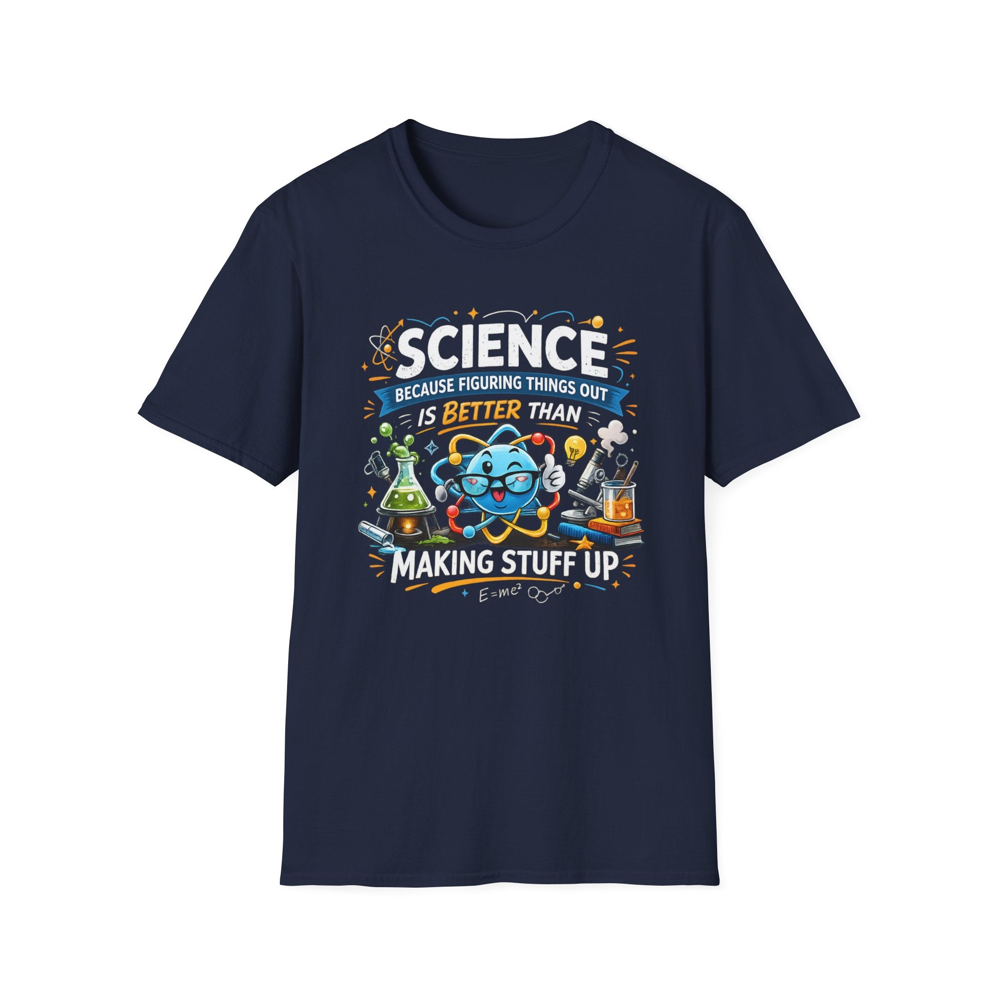 Science Lab Cartoon T-Shirt — Because Figuring Things Out Is Better
